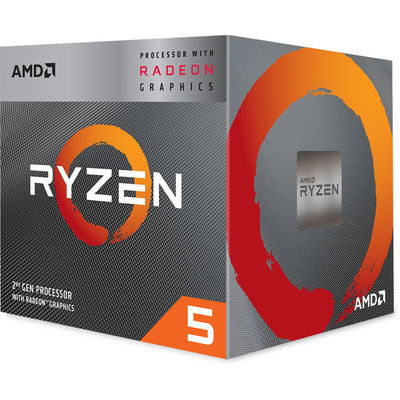 CPU Máy Tính AMD Ryzen 5 3400G 4C/8T 3.70GHz Up to 4.20GHz/4MB Cache/Radeon RX Vega 11/Socket AMD AM4
