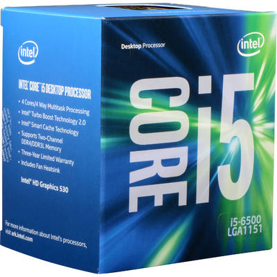 CPU Máy Tính Intel Core i5-6500 4C/4T 3.20GHz Up to 3.60GHz 6MB Cache HD 530 (LGA 1151)