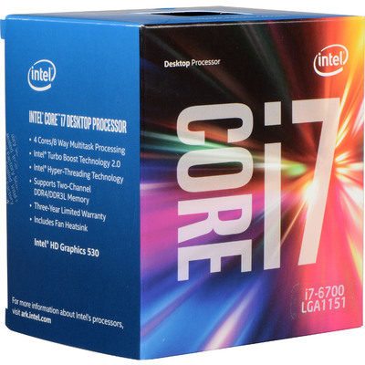 CPU Máy Tính Intel Core i7-6700 4C/8T 3.40GHz Up to 4.00GHz 8MB Cache HD 530 (LGA 1151)