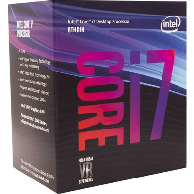 CPU Máy Tính Intel Core i7-8700 6C/12T 3.20GHz Up to 4.60GHz 12MB Cache UHD 630 (LGA 1151)