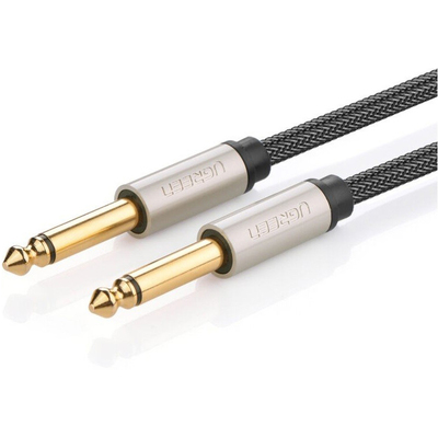Dây Cáp Âm Thanh UGreen 6.35mm Dài 5M Mạ Vàng Cao Cấp (10640)