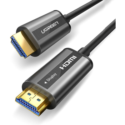 Dây Cáp Hiển Thị UGreen HDMI 2.0 Sợi Quang Hợp Kim Kẽm 15m Hỗ Trợ 4K/60Hz (50215)