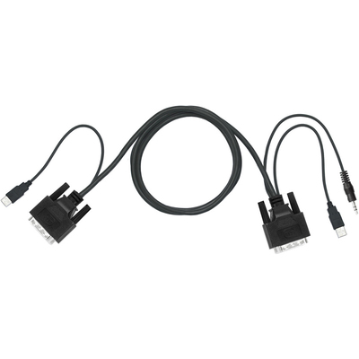Dây Cáp KVM Austin Hughes CyberView DVI-D USB + Audio 15FT (CI-15)