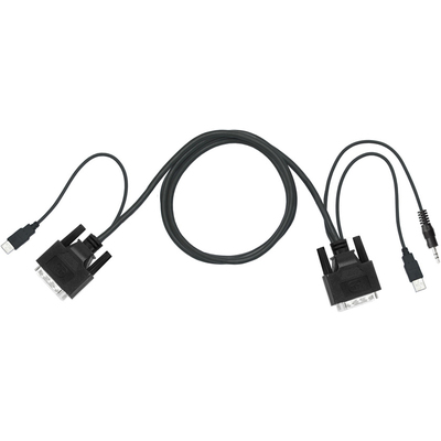 Dây Cáp KVM Austin Hughes CyberView DVI-D USB + Audio 6FT (CI-6)