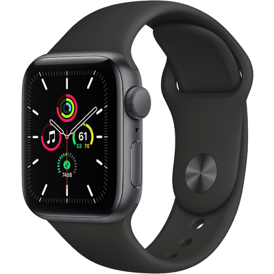 Đồng Hồ Thông Minh Apple Watch SE GPS 40mm Space Gray Viền Nhôm Dây Cao Su (MYDP2VN/A)