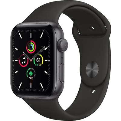 Đồng Hồ Thông Minh Apple Watch SE GPS 44mm Space Gray Viền Nhôm Dây Cao Su (MYDT2VN/A)