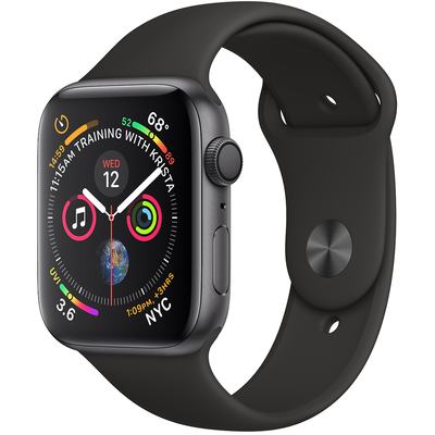 Đồng Hồ Thông Minh Apple Watch Series 4 GPS 44mm Viền Nhôm Dây Cao Su (MU6D2VN/A)