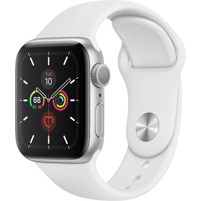 Đồng Hồ Thông Minh Apple Watch Series 5 GPS 40mm Viền Nhôm Dây Cao Su (MWV62VN/A)