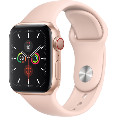 Đồng Hồ Thông Minh Apple Watch Series 5 GPS + Cellular 40mm Viền Nhôm Dây Cao Su (MWX22VN/A)
