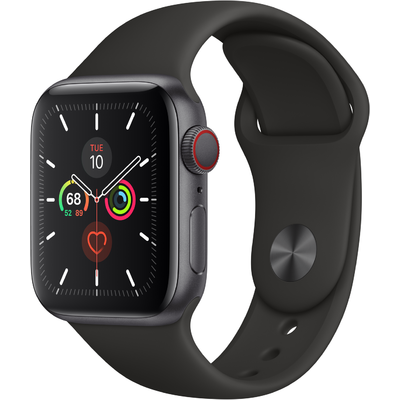 Đồng Hồ Thông Minh Apple Watch Series 5 GPS + Cellular 40mm Viền Nhôm Dây Cao Su (MWX32VN/A)