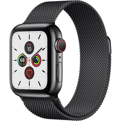 Đồng Hồ Thông Minh Apple Watch Series 5 GPS + Cellular 40mm Viền Thép Dây Thép (MWX92VN/A)