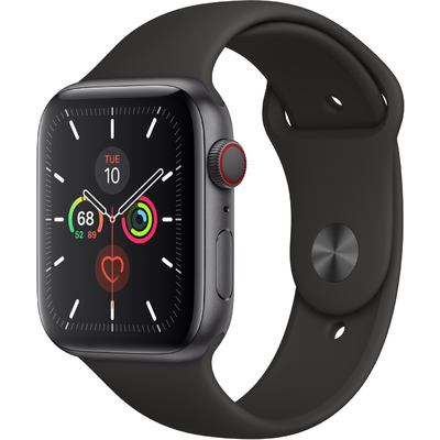 Đồng Hồ Thông Minh Apple Watch Series 5 GPS + Cellular 44mm Viền Nhôm Dây Cao Su (MWWE2VN/A)