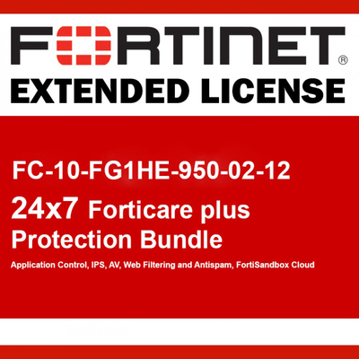 Gói Bảo Hành Fortinet FortiGate 100E 1 Year 24x7 FortiCare UTM Protection (FC-10-FG1HE-950-02-12)