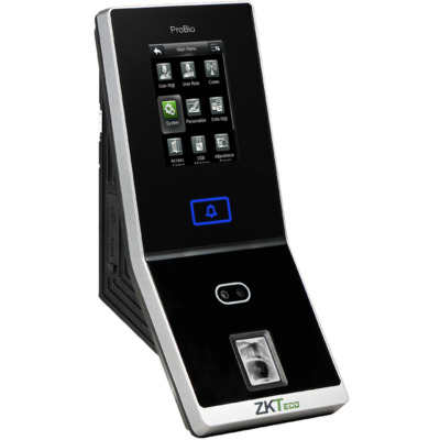 Kiểm Soát Cửa ZKTeco ProBio (Khuôn Mặt + Vân Tay + Thẻ)