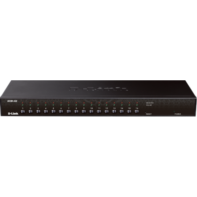 KVM Switch D-Link 16‑Port PS/2 USB (DKVM-450)