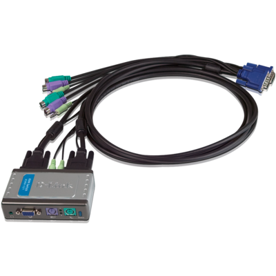 KVM Switch D-Link 2-Port PS/2 (KVM-121)