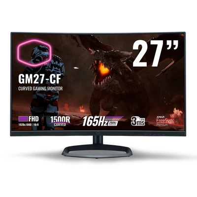 Màn Hình Máy Tính Cooler Master 27-Inch VA Full HD 165Hz Curved (CMI-GM27-CF-US)