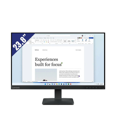Màn Hình Máy Tính Lenovo L24-4e 23.8-Inch/1920x1080/100Hz/IPS/HDMI/VGA/HDMI/ĐEN (68C2KAC1VN)