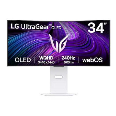 Màn Hình Máy Tính LG Gaming UltraGear 34" Cong OLED 2K 240hz (34GX90SA-W)