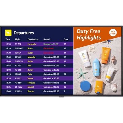 Màn Hình Quảng Cáo Chuyên Dụng LG 55-Inch 4K UHD 700nit IPS (55UH7F-B)