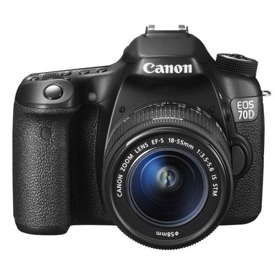 Máy Ảnh Kỹ Thuật Số Canon  70D Và Lens 18-55 STM