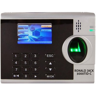 Máy Chấm Công Ronald Jack 3000TID-C (Vân Tay + Thẻ + Password)
