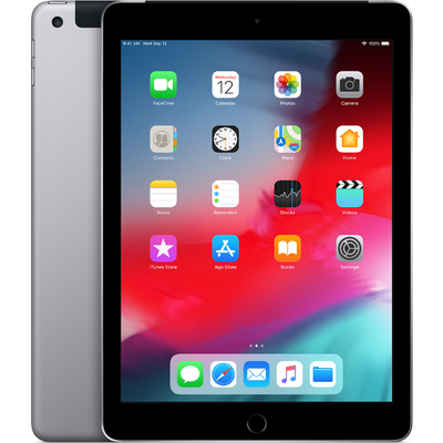 Máy Tính Bảng Apple iPad 2018 6th-Gen 128GB 9.7-Inch Wifi Cellular Space Gray (MR722ZA/A)