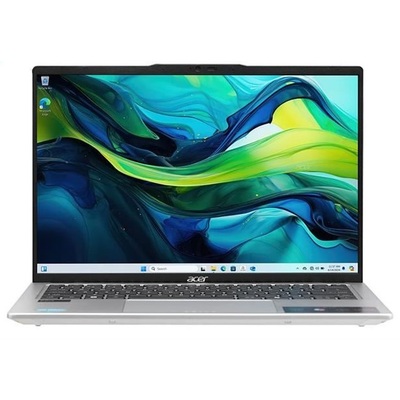 Máy Tính Xách Tay Acer Swift Go 14 SFG14-73-53X7 Ultra 5-125H/16GB LPDDR5x/512GB SSD/14" 2.8K/Intel Arc Graphics/Windows 11 Home SL/Silver (NX.KSLSV.001)