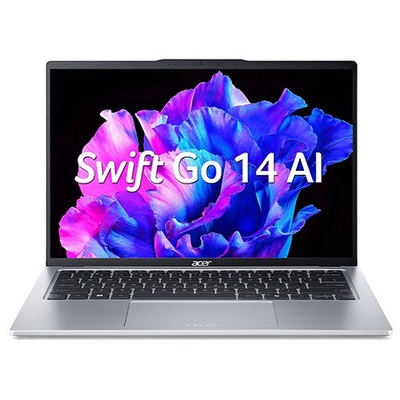 Máy Tính Xách Tay Acer Swift Go 14 SFG14-73-57FZ Ultra 5-125H/16GB LPDDR5x/512GB SSD/14" 2.8K/Intel Arc Graphics/Windows 11 Home SL/Pure Silver (NX.KSGSV.001)