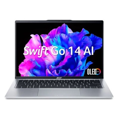 Máy Tính Xách Tay Acer Swift Go 14 SFG14-73-75YM Ultra 7-155H/16GB LPDDRx5/512GB SSD/14" 2.8K/Intel Arc Graphics/Windows 11 Home SL/Silver (NX.KSGSV.002)