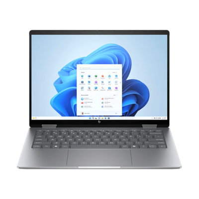 Máy Tính Xách Tay HP Envy X360 14-fc0156TU Ultra 7-155U/16GB RAM/1TB SSD/Intel Graphics/14"2.8K Touch/OFC21HS/Win11 Home 64/Silver (AY8W4PA)