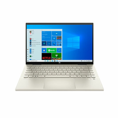 Máy Tính Xách Tay HP Pavilion x360 14-dy0076TU Core i5-1135G7/8GB DDR4/512GB SSD/14" FHD/ Intel Iris Xe Graphics/Win 11 SL/ Vàng (46L94PA)