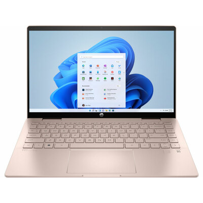 Máy Tính Xách Tay HP Pavilion X360 14-ek0132TU Core i7-1255U/16GB DDR4/512GB SSD/14.0" Full HD Touch/Intel Iris Xe Graphics/Win 11 Home SL/Gold (7C0W4PA)