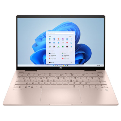 Máy Tính Xách Tay HP Pavilion X360 14-ek2024TU Core 5-120U/16GB DDR4/512GB SSD/14" Full HD Touch/Intel Graphics/Win 11 Home/Gold (9Z2V6PA)