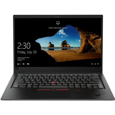 Máy Tính Xách Tay Lenovo ThinkPad X1 Carbon Gen 6 Core i7-8550U/8GB LPDDR3/256GB SSD PCIe/Win 10 Pro (20KHS01900)