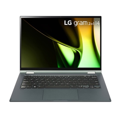 Máy Tính Xách Tay LG Gram 2024 2 in 1 Core Ultra 5-125H/16GB LPDDR5x/512GB SSD/Intel Arc Graphics/14" WUXGA Touch/Win 11 Home Plus/Black (14T90S-G.AH55A5)