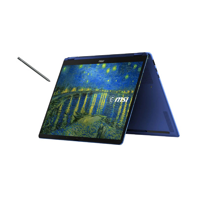 Máy Tính Xách Tay MSI Prestige 14 Flip AI+ Core Ultra X9 378H/ 32GB/ 1TB SSD/14" Touch/ Pen/ Win 11 Home/ Starry Night  (14T235-259VN)