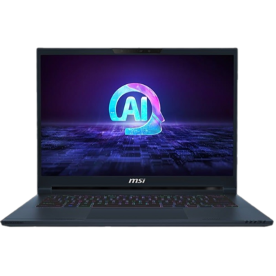 Máy Tính Xách Tay MSI Stealth 14 AI Studio Core Ultra 7-155H/32GB DDR5/1TB SSD/NVIDIA GeForce RTX 4060/14" 2.8K/Win 11 Home/Star Blue (A1VFG)