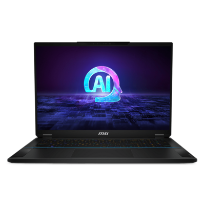 Máy Tính Xách Tay MSI Stealth 18 AI Studio Core Ultra 9 185H/32GB DDR5/2TB SSD/NVIDIA GeForce RTX 4070/18" UHD+/Win 11 Home/Midnight Black (A1VGG)