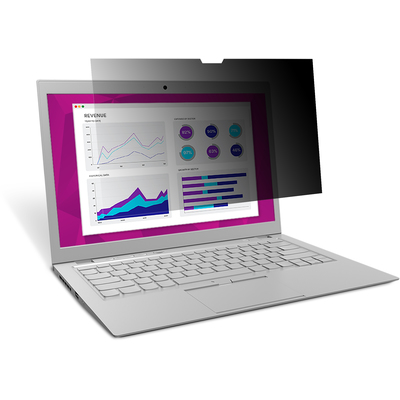 Miếng Dán Chống Nhìn Trộm 3M Dành Cho MacBook Air 13 Retina Model 2018 Hoặc Mới Hơn High Clarity Black Filter (HCNAP003)