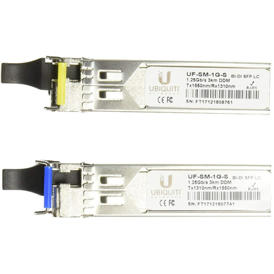 Module Quang Ubiquiti Single-Mode Fiber 1.25 Gbps SFP LC 3KM 1-Pair 10-Pairs (UF-SM-1G-S)