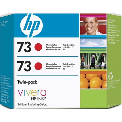 Mực In HP 73 2-pack 130-ml Chromatic Red DesigJet Ink Cartridges (CD952A)