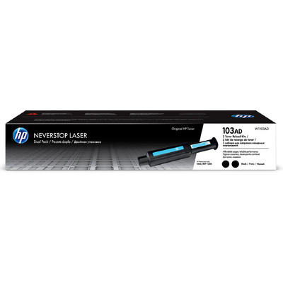 Mực In Laser HP 103AD Dual Pack Black Original Neverstop Laser Toner Reload Kit (W1103AD)