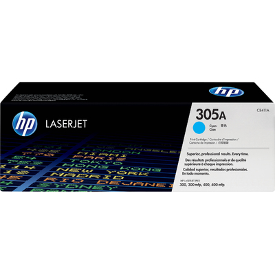 Mực In Laser HP 305A Cyan Original LaserJet Toner Cartridge (CE411A)