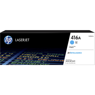 Mực In Laser HP 416A Cyan Original LaserJet Toner Cartridge (W2041A)
