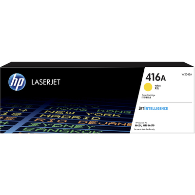 Mực In Laser HP 416A Yellow Original LaserJet Toner Cartridge (W2042A)