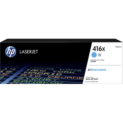 Mực In Laser HP 416X High Yield Cyan Original LaserJet Toner Cartridge (W2041X)