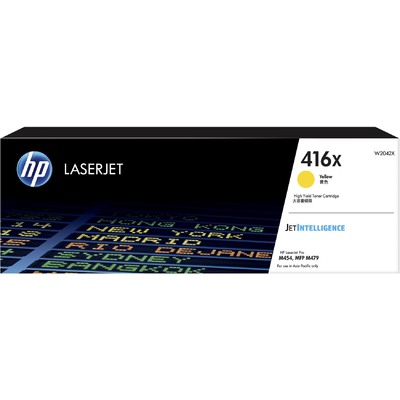Mực In Laser HP 416X High Yield Yellow Original LaserJet Toner Cartridge (W2042X)