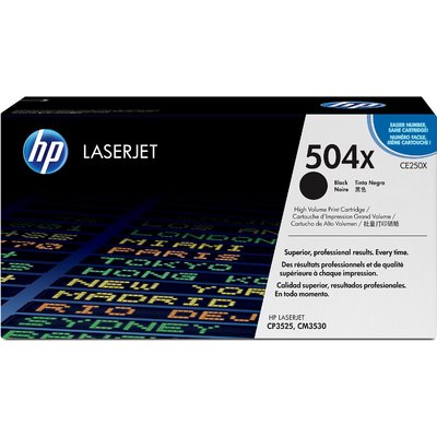 Mực In Laser HP 504X High Yield Black Original LaserJet Toner Cartridge (CE250X)