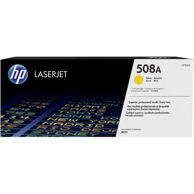 Mực In Laser HP 508A Yellow Original LaserJet Toner Cartridge (CF362A)